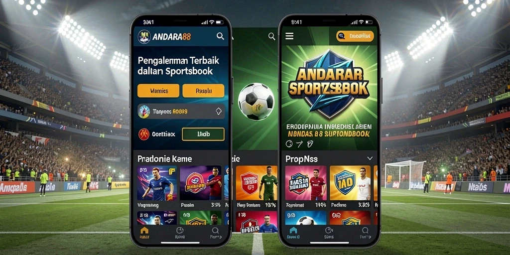 Tampilan gameplay Sportsbook yang menarik dan interaktif.