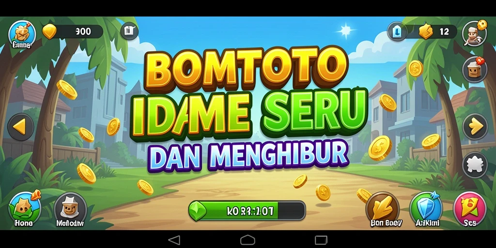 Screenshot gameplay BOMTOTO menunjukkan aksi Idle yang seru dan menenangkan.
