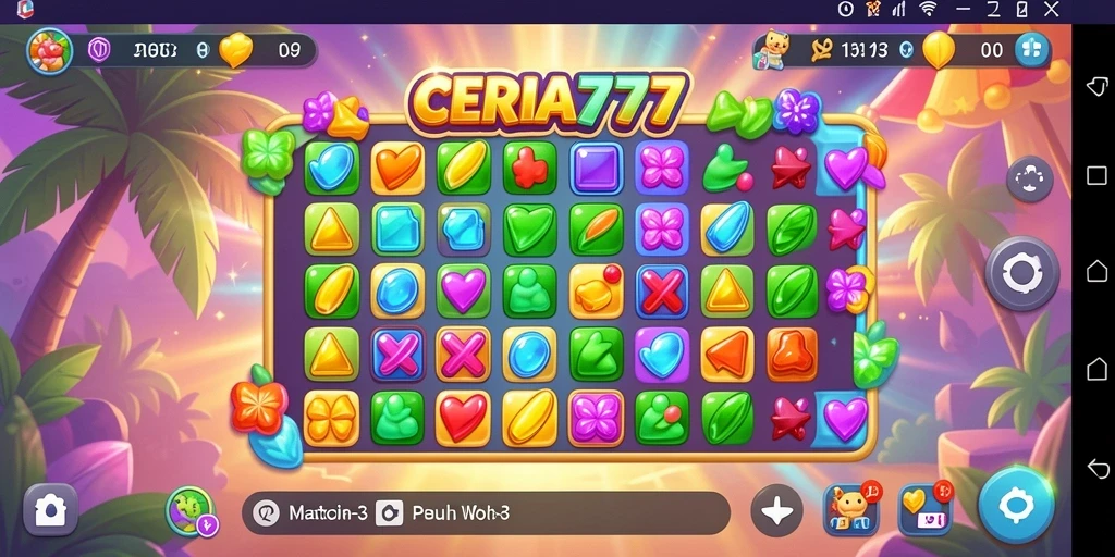 Tampilan gameplay CERIA777 yang seru dan mengasyikkan.