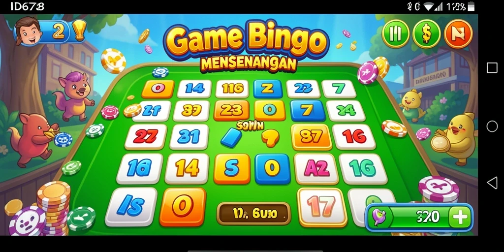 Screenshot menampilkan gameplay seru dalam game Bingo ID678.