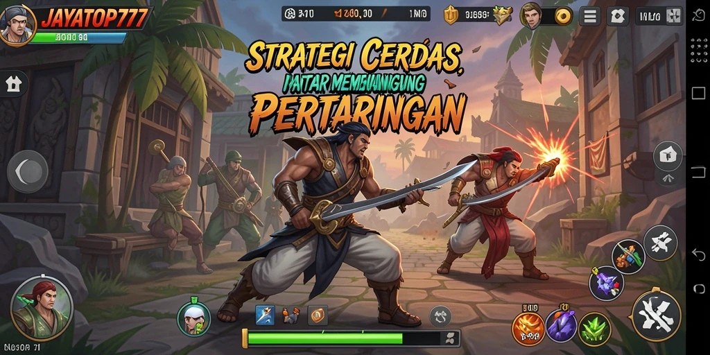 Screenshot gameplay <strong>JAYATOP77</strong> menampilkan aksi strategis yang mendebarkan.