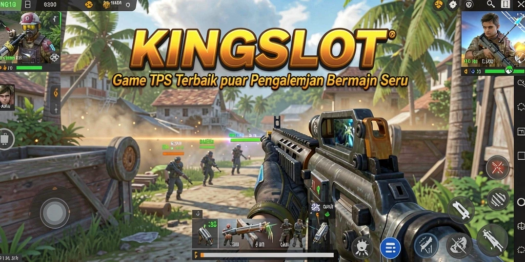 Tampilan screenshot KINGSLOT menampilkan aksi mendebarkan dalam permainan TPS.