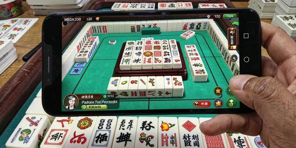 Tampilan gameplay Mahjong yang seru dan menantang di MEGA338.