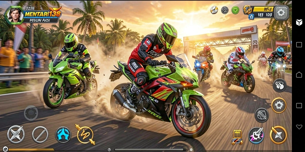 Gameplay menegangkan dari MENTARI138 dengan trek yang menantang.