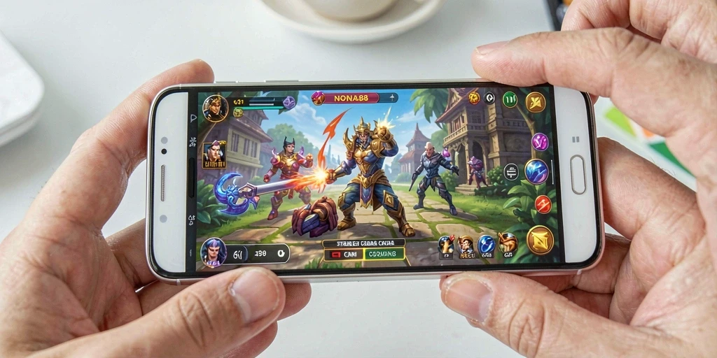 Tampilan gameplay NONA88 dengan strategi yang mendebarkan.