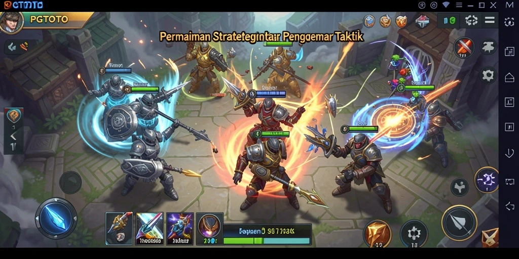 Tampilan menakjubkan dari gameplay strategis PGTOTO.