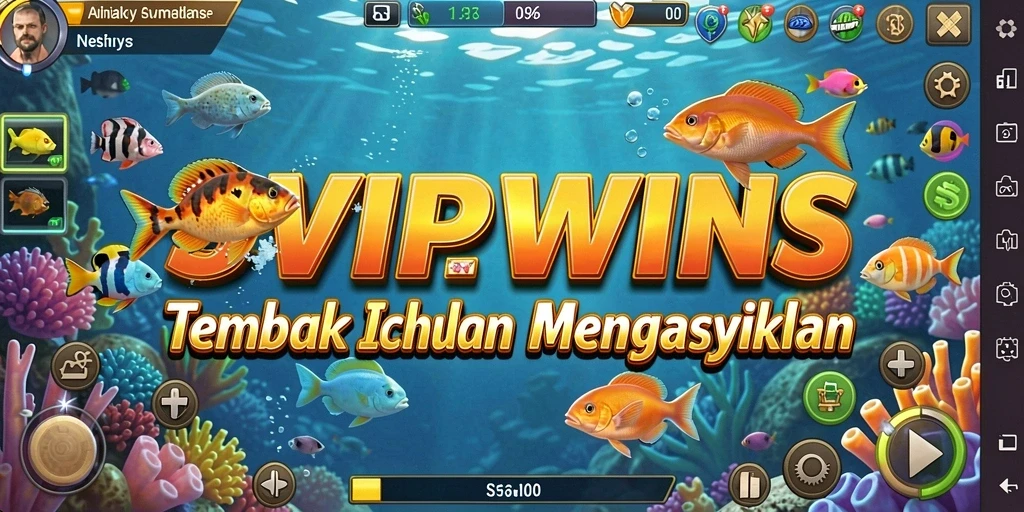 Gameplay seru dan menantang dalam SVIPWINS Tembak Ikan.